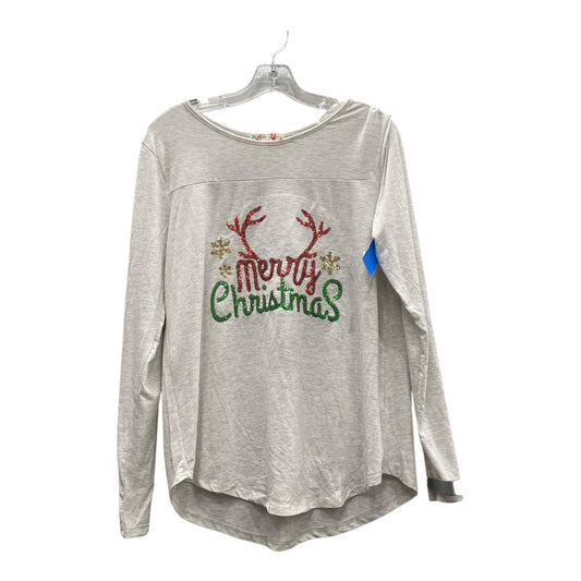 Top Ls Basic By Cme In Grey, Size:L