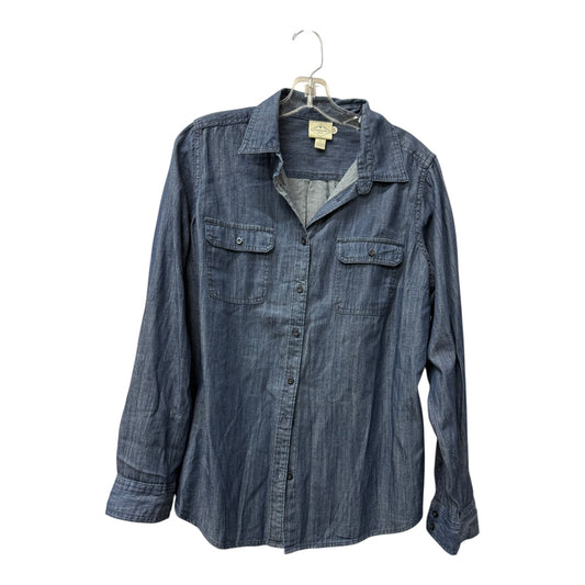 Top Ls By St Johns Bay In Blue, Size:L