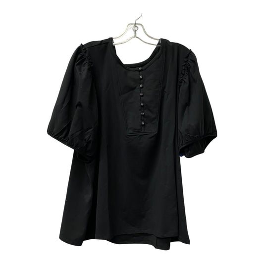 Top Ss By Any Body In Black, Size:3X