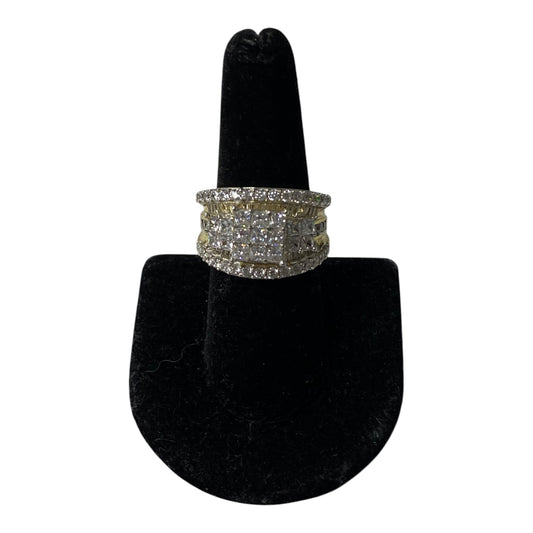 Ring Sterling Silver  In Gold & Silver size 7