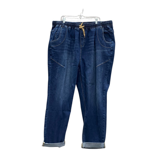 Jeans Cropped By Avenue In Blue, Size:26