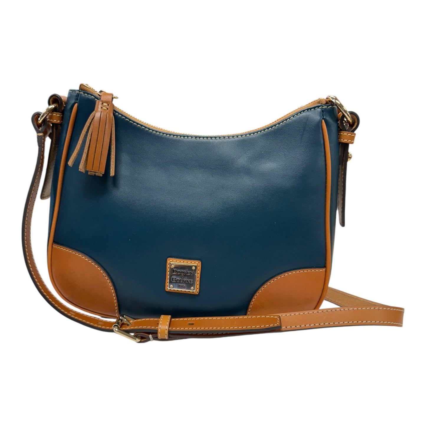Crossbody Designer By Dooney And Bourke In Teal, Size:Medium