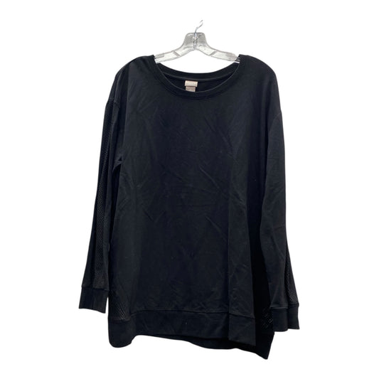 Top Ls By Chicos In Black, Size:Xl