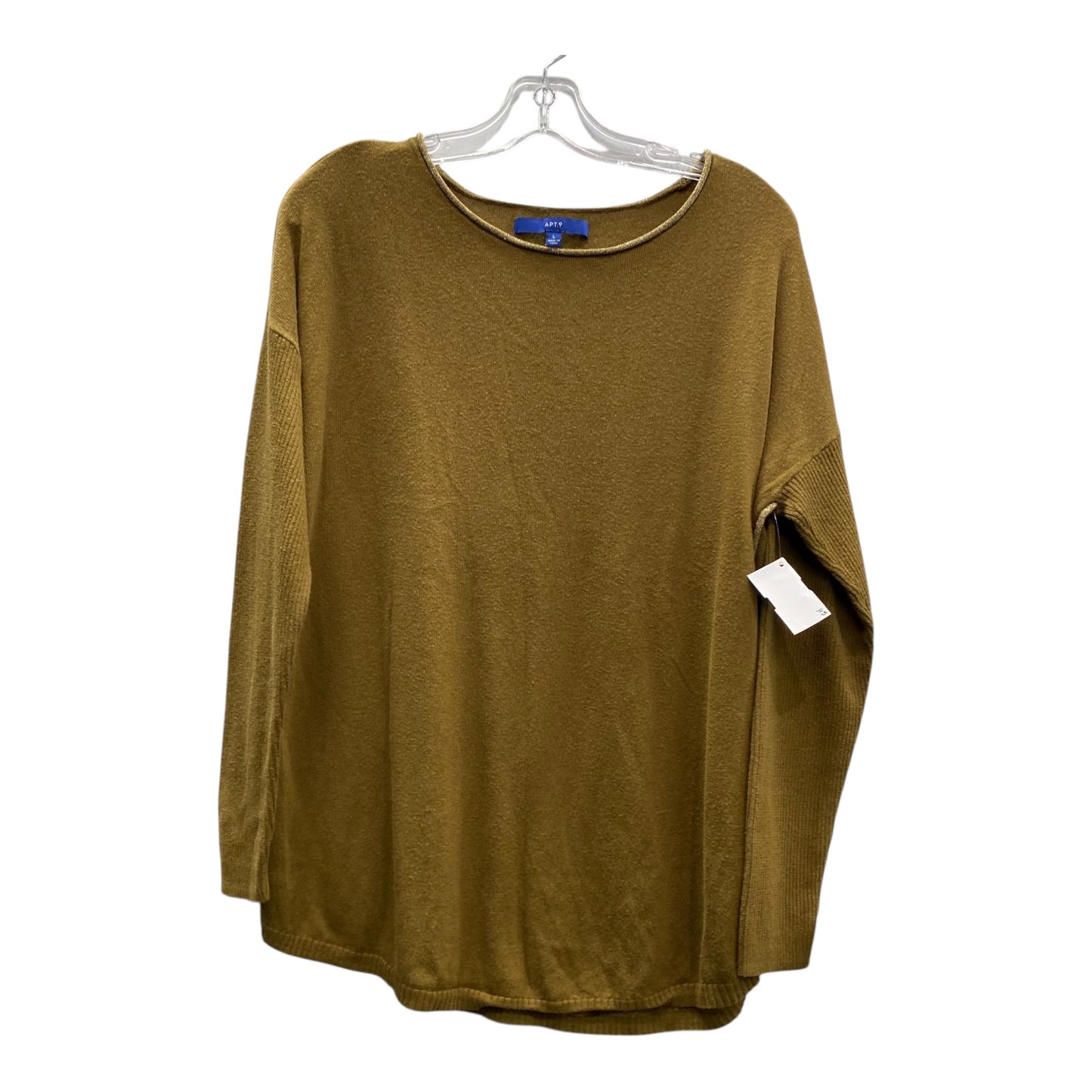 Sweater By Apt 9 In Green, Size:L