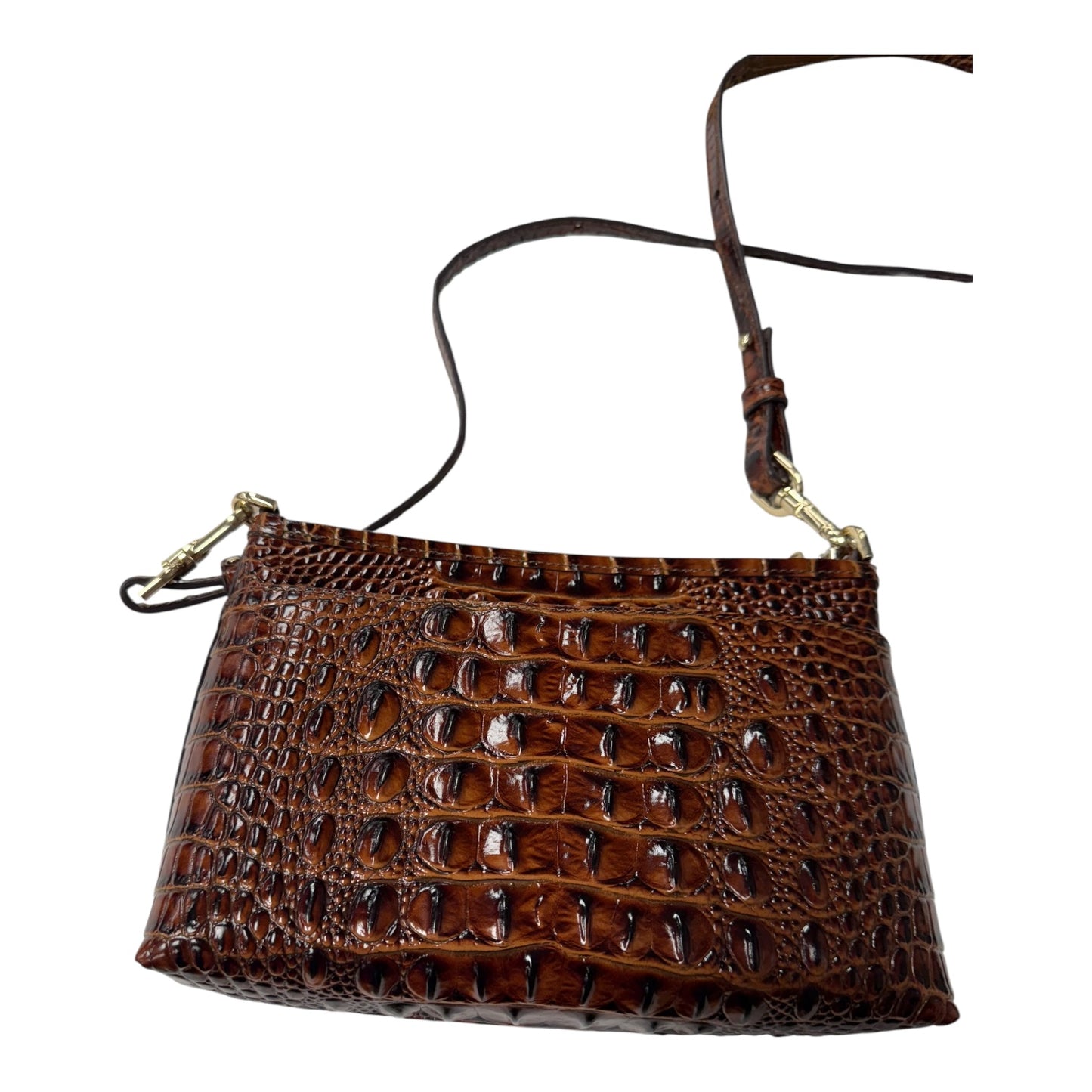 Crossbody Designer By Brahmin In Brown, Size:Medium