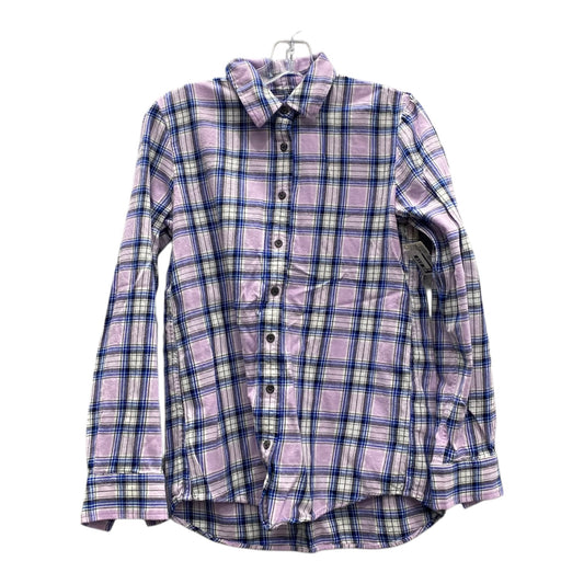 Blouse Ls By Lands End In Purple, Size:S
