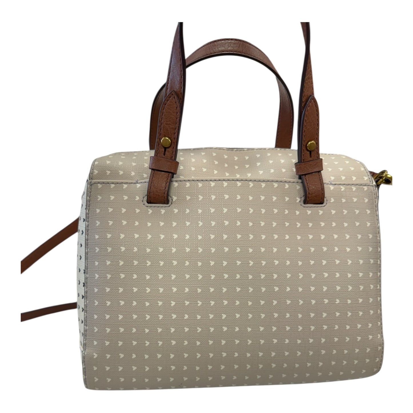 Handbag By Fossil In Taupe, Size:Medium