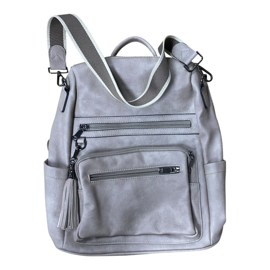 Backpack In Grey, Size:Medium