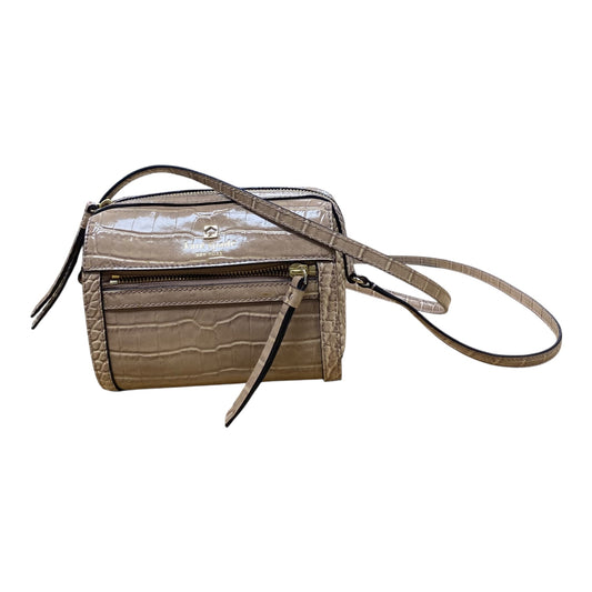 Crossbody Designer By Kate Spade In Tan, Size:Small