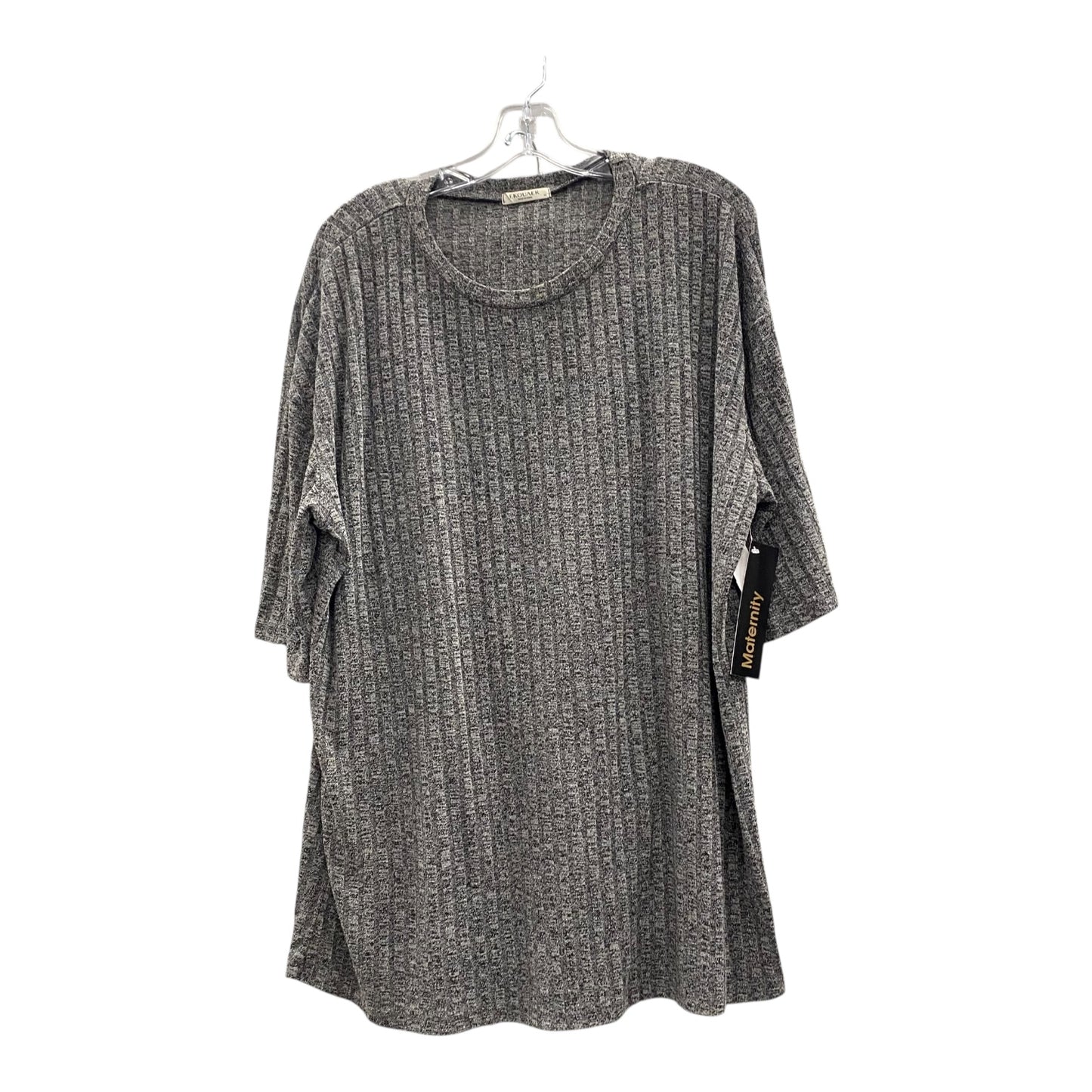 Shorts Set Maternity By ekouaer In Grey, Size:Xl