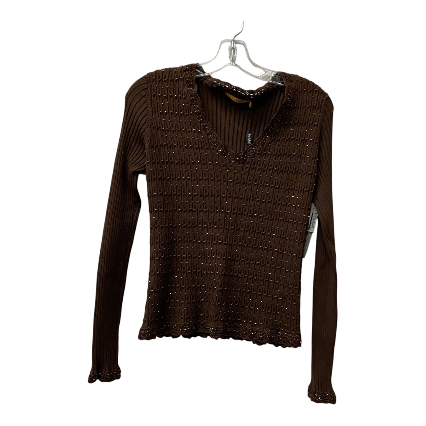 Top Ls By Belldini In Brown, Size:Xlp