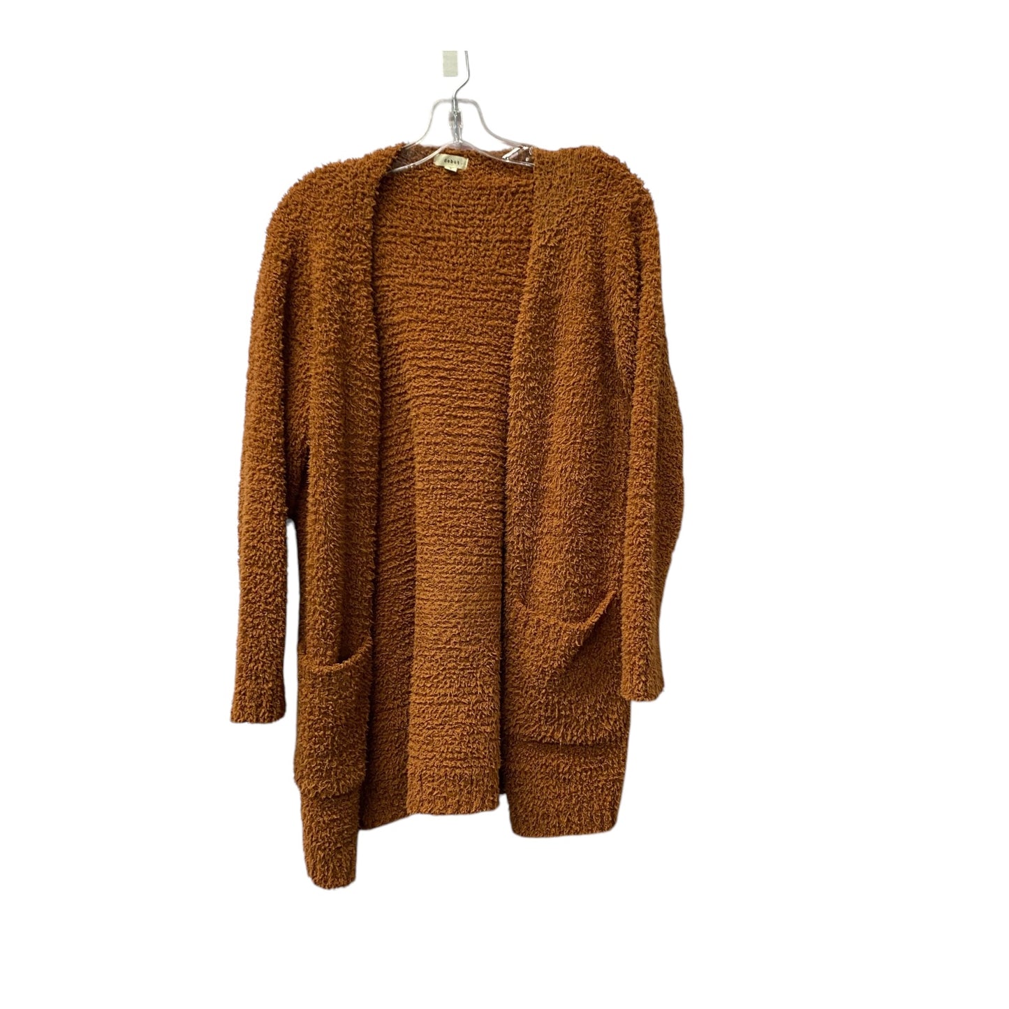 Cardigan By Debut In Orange, Size:S
