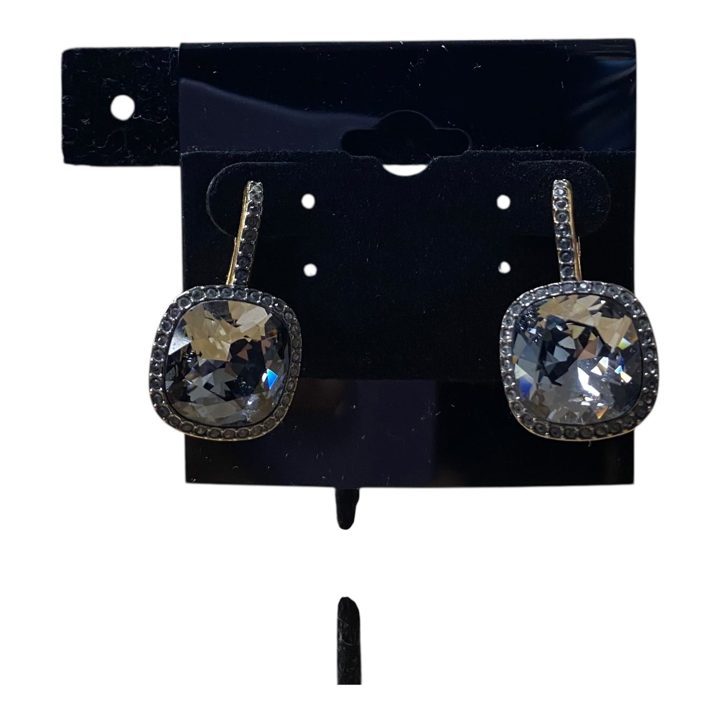 Earrings Designer By Swarovski In Gold