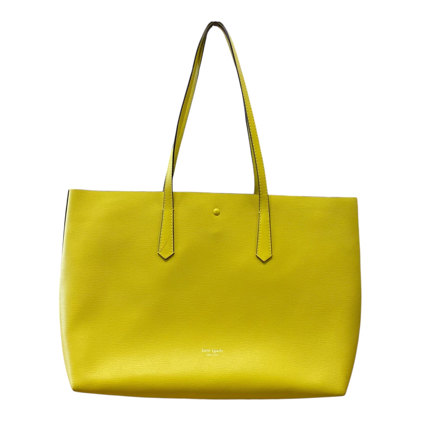 Tote Designer By Kate Spade In Yellow, Size:Large