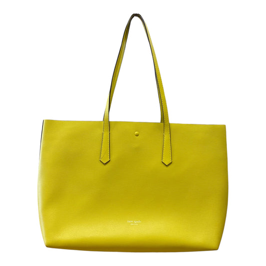 Tote Designer By Kate Spade In Yellow, Size:Large