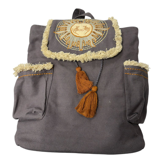 Backpack By Cme In Grey, Size:Medium