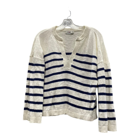 Sweater By Vineyard Vines In White, Size:S