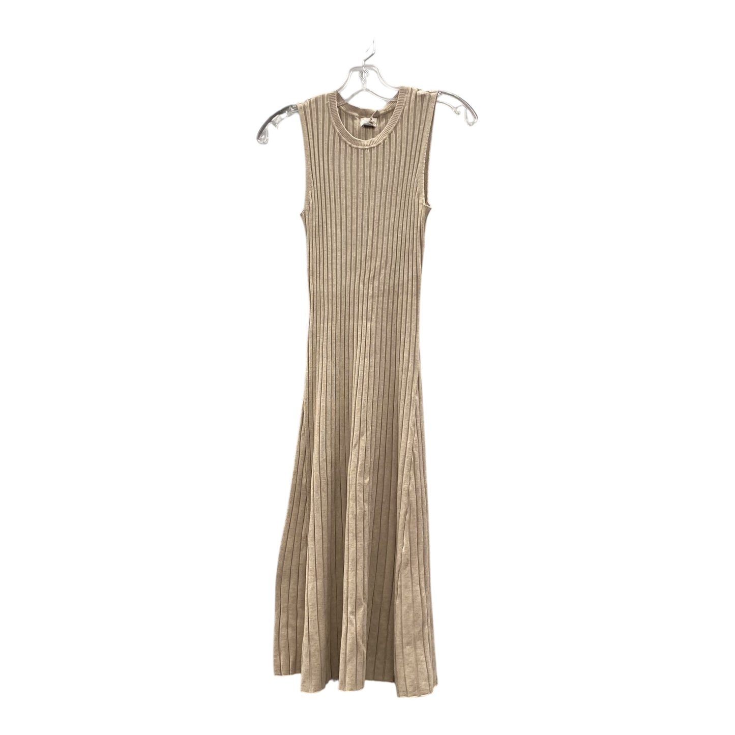 Dress Casual Maxi By A New Day In Tan, Size:M