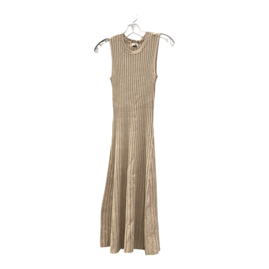 Dress Casual Maxi By A New Day In Tan, Size:M