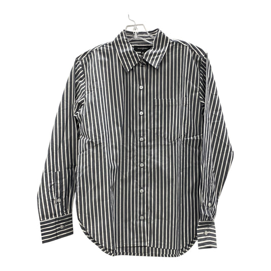Top Ls By Banana Republic In Grey & White, Size:Xs