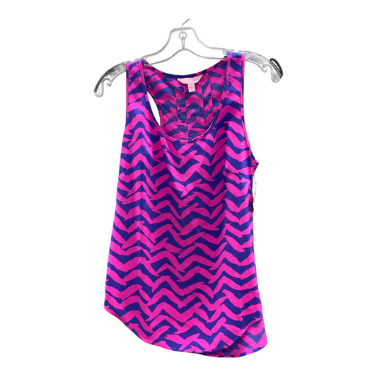 Top Sleeveless Designer By Lilly Pulitzer In Pink, Size:Xs