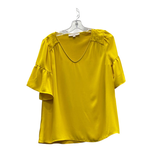 Top Ss By Loft In Yellow, Size:M