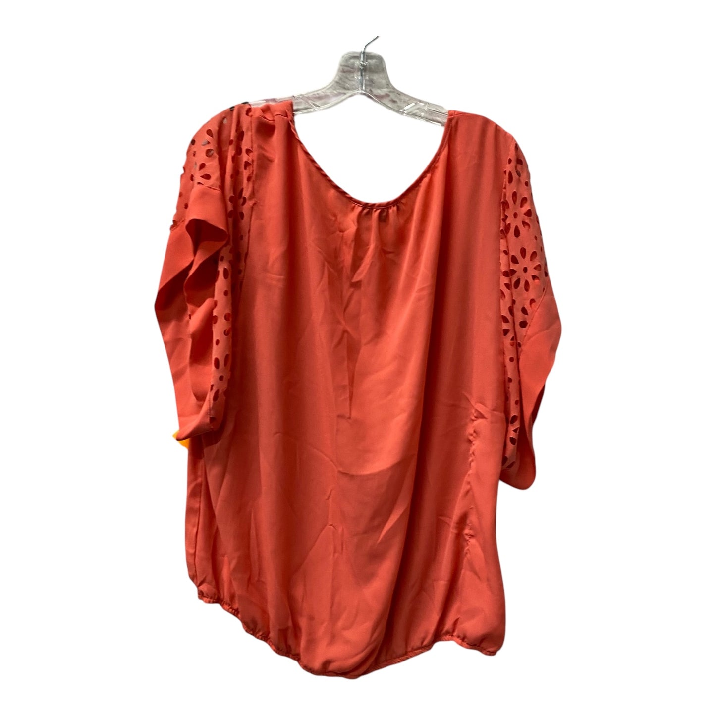 Top Ss By Notations In Coral, Size:3X