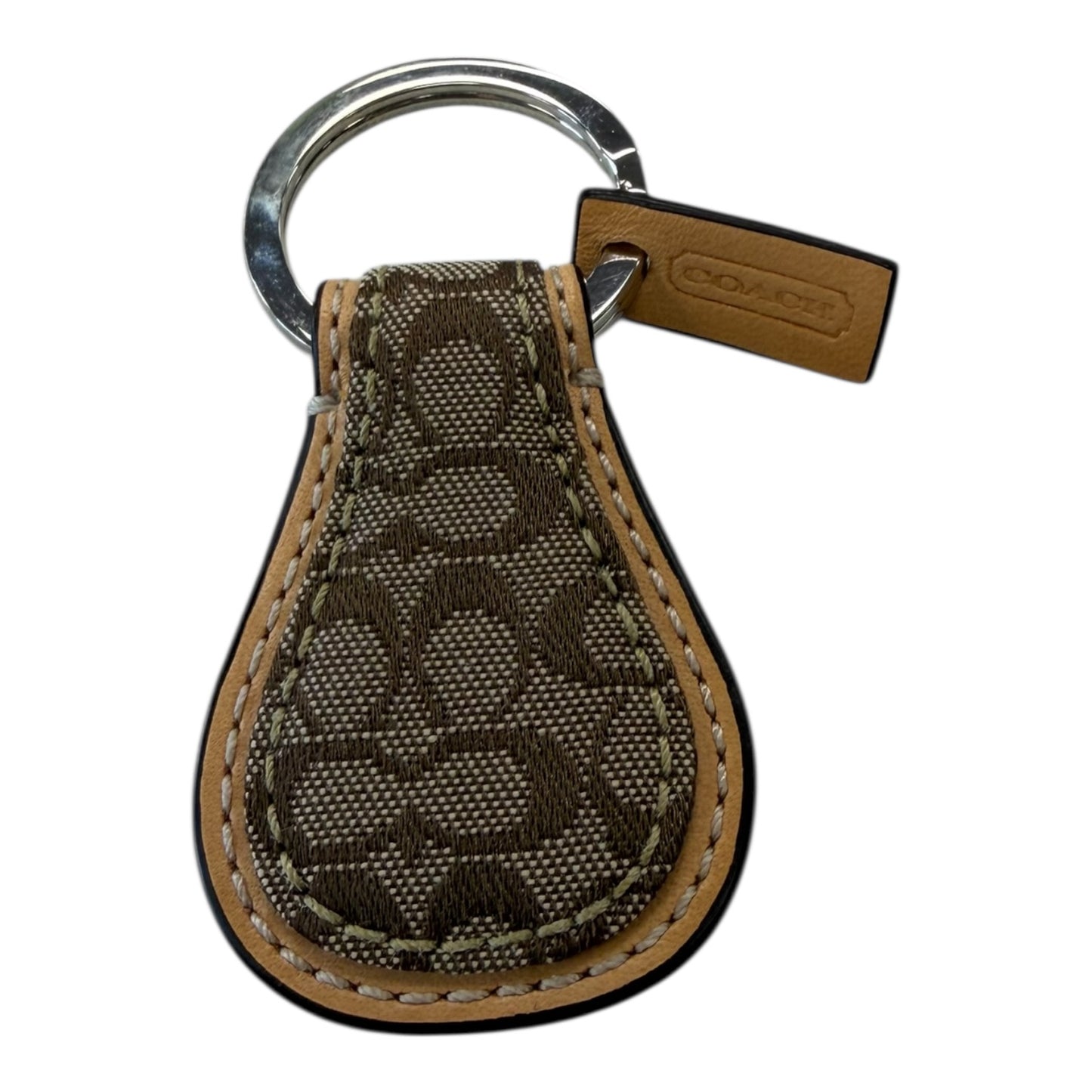 Key Chain Designer By Coach In Tan