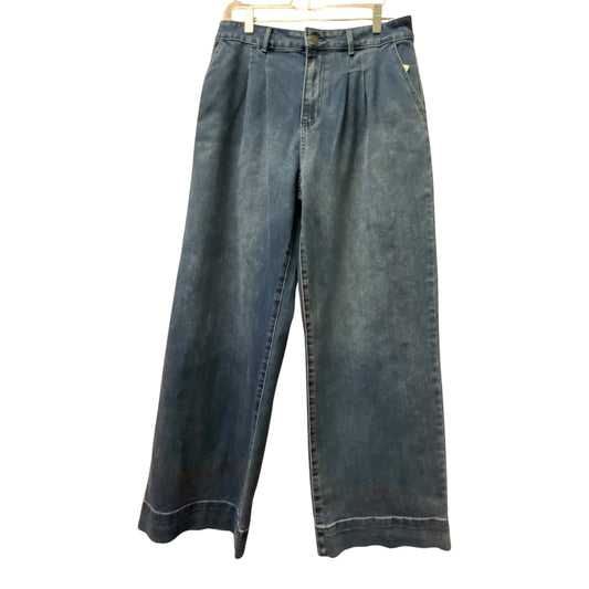 Jeans Wide Leg By Bagatelle In Blue Denim, Size:10