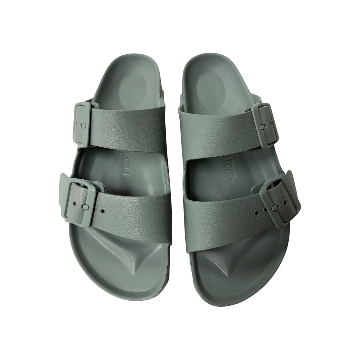 Sandals Flats By Birkenstock In Green, Size:6.5