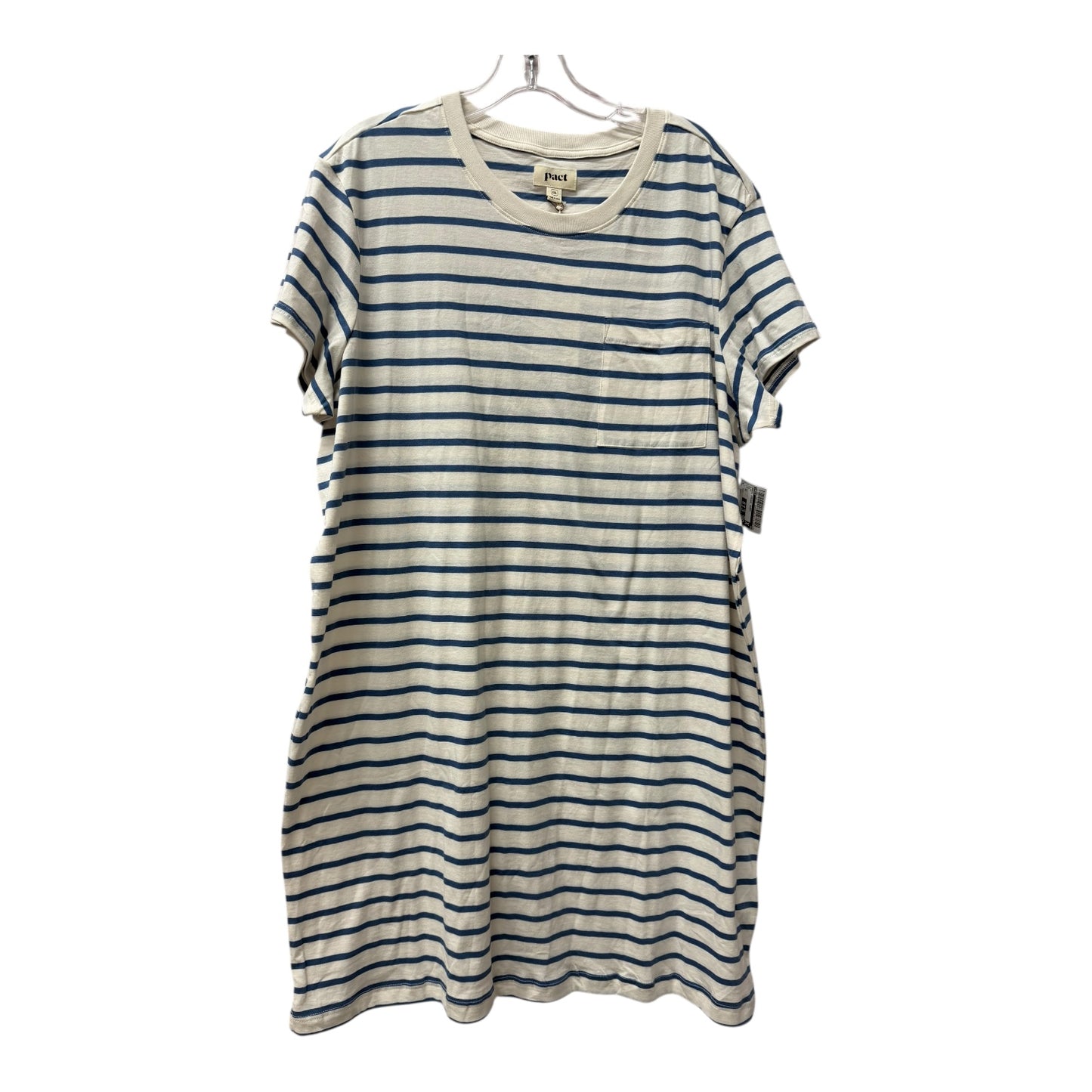 Dress Casual Short By Pact In Blue, Size:1X