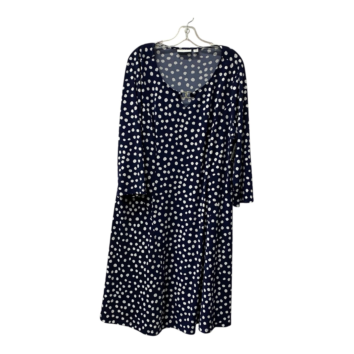 Dress Casual Short By Susan Graver In Blue, Size:Xl