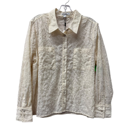 Top Ls By Chicos In Tan, Size:L