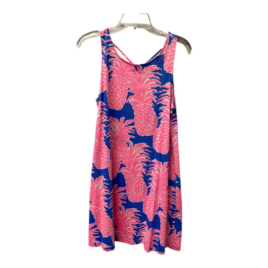 Dress Designer By Lilly Pulitzer In Blue & Pink, Size:M