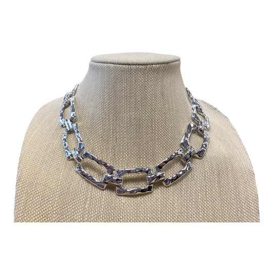 Necklace Statement  In Silver