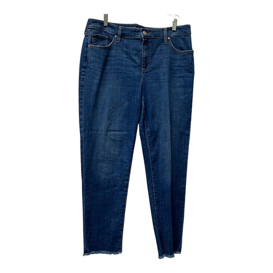 Jeans Straight By Chicos In Blue, Size:14