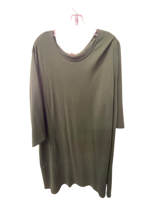 Dress Casual Midi By J. Jill In Green, Size:4X