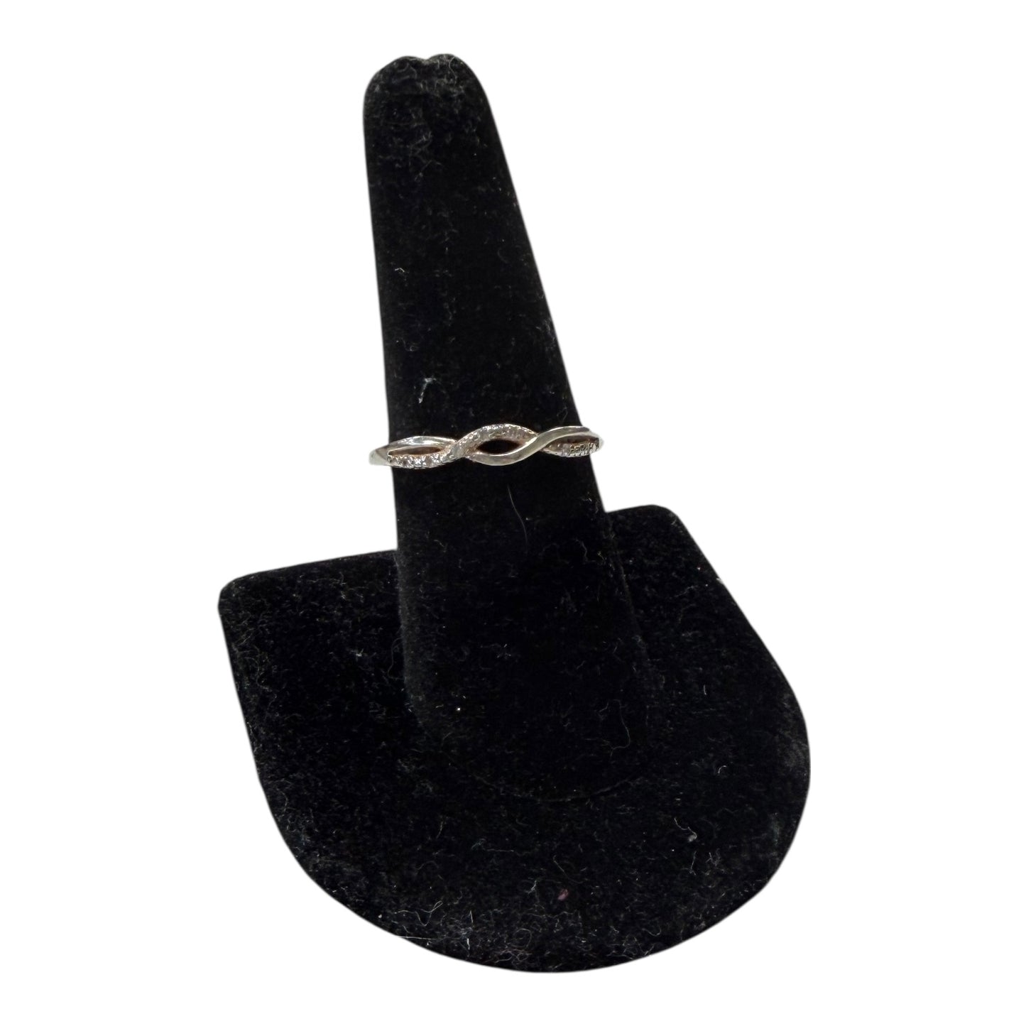 Ring Sterling Silver  In Silver, Size:9