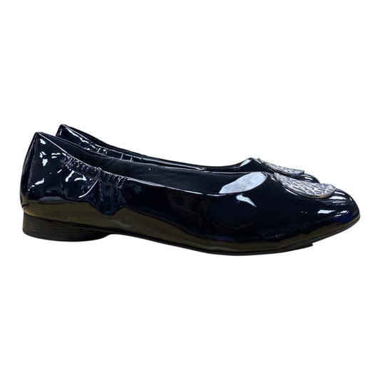 Shoes Flats By Clarks In Black, Size:9.5