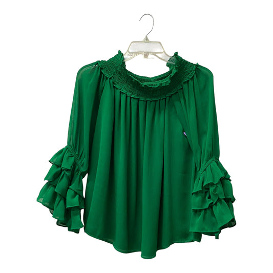 Top Ls By Cece In Green, Size:S