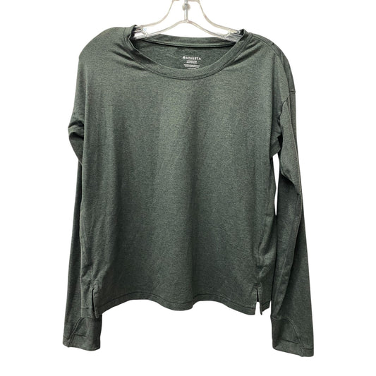 Athletic Top Ls Crewneck By Athleta In Grey, Size:S