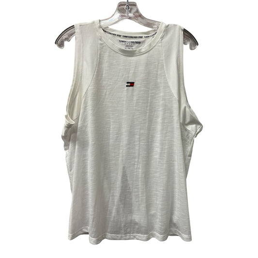Athletic Tank Top By Tommy Hilfiger In White, Size:Xl