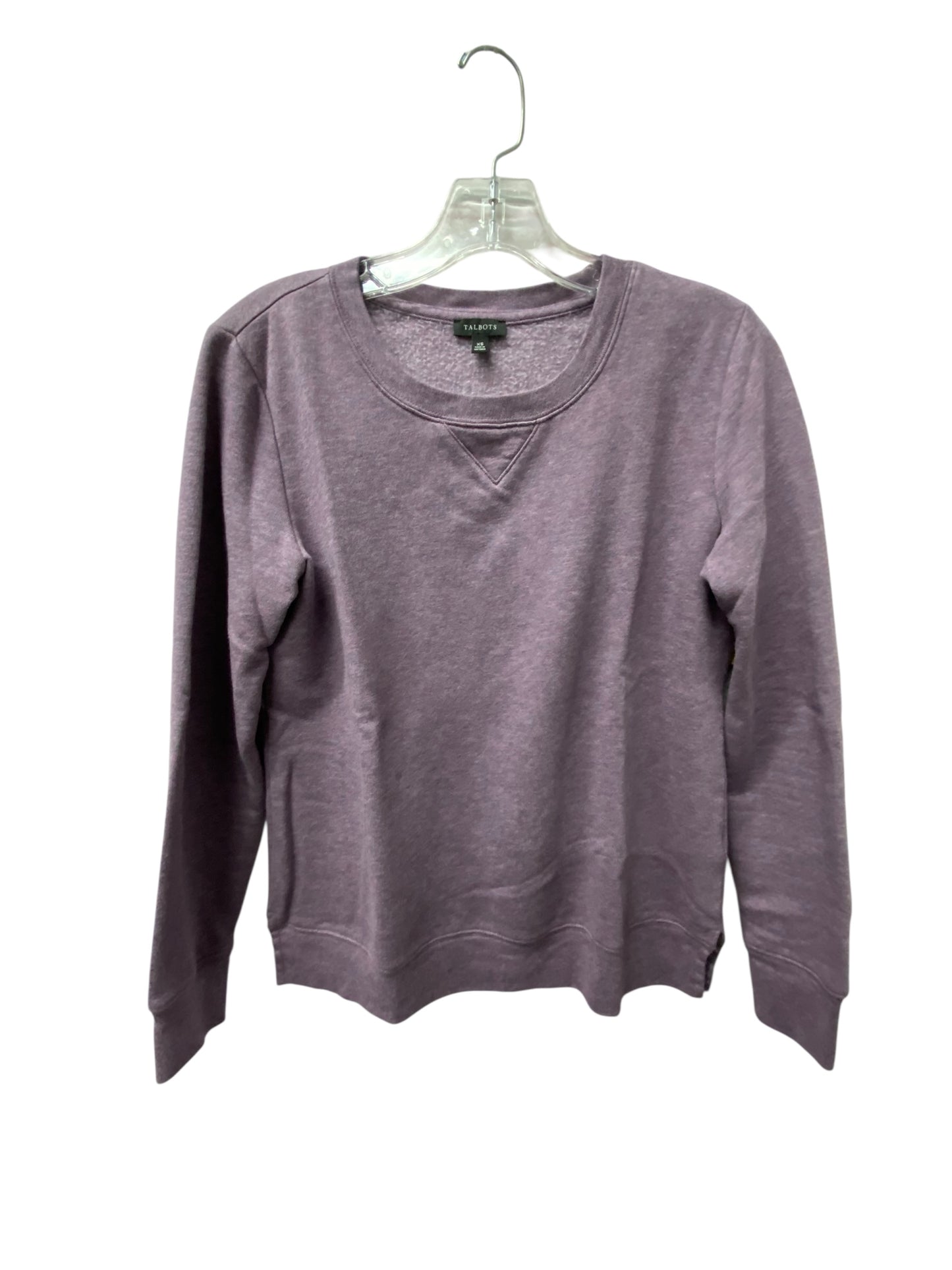 Sweatshirt Crewneck By Talbots In Purple, Size:Xs