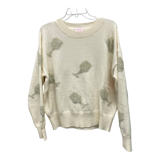 Sweater By Pink Lily In Cream, Size:M