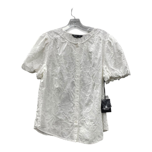 Top Ss By Simply Vera In White, Size:Xl