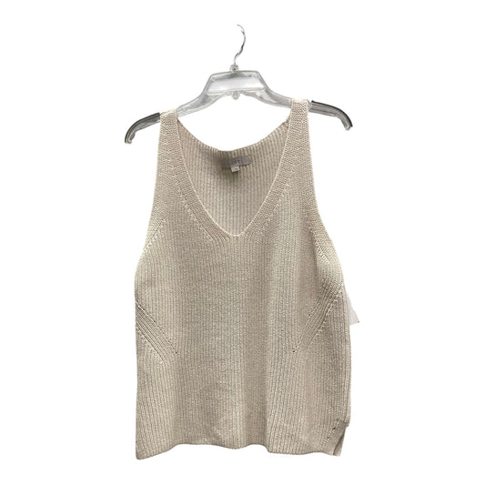 Vest Sweater By Loft In Beige, Size:L