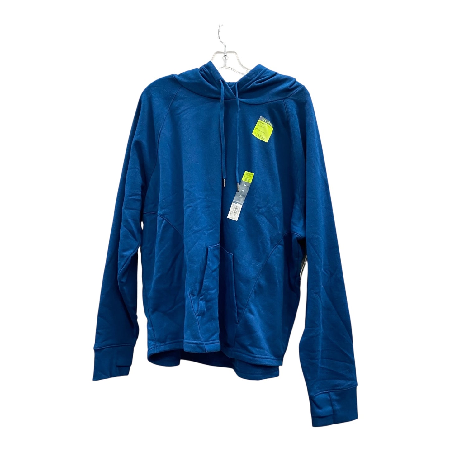Athletic Sweatshirt Hoodie By Tek Gear In Blue, Size:3X