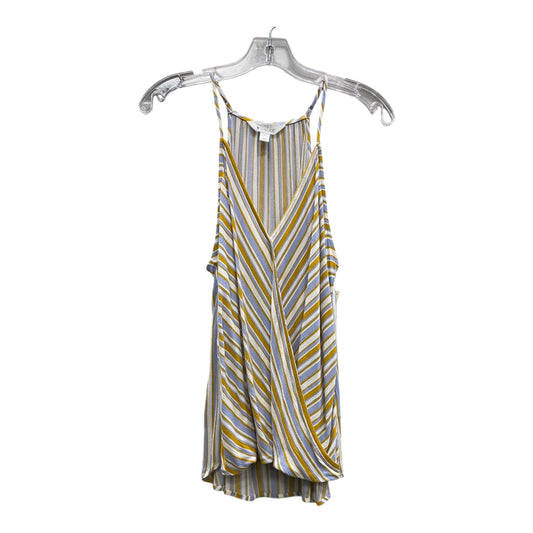 Top Sleeveless By Market & Spruce In Blue & Yellow, Size:L