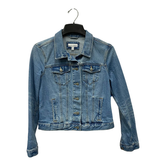 Jacket Denim By Loft In Blue Denim, Size:S