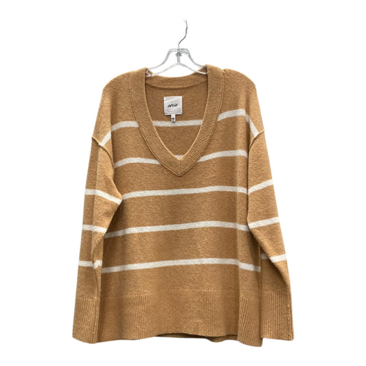 Sweater By Aerie In Tan & White, Size:Xs